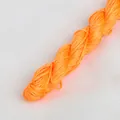 Helder oranje gevlochten koord voor DIY handgemaakte sieraden en accessoires - Oranjerood