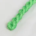 Heldergroen gevlochten koord voor doe-het-zelf sieraden en handwerk, gedraaid nylon touw - Strokleur
