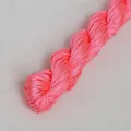 Roze gevlochten koord voor doe-het-zelf sieraden en handgemaakte accessoires - Felroze