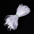 Single-sided white satin ribbon roll for DIY crafts and gift wrapping projects - White