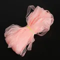 Ruban en mousseline organza rose pour accessoires de cheveux DIY et emballage de cadeaux - Champagne