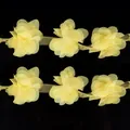 Gelbes 3D-Chiffon-Blumenspitzenband für handgefertigte DIY-Hochzeitsdekoration - Gelb