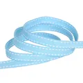 Cinta de grosgrain azul cielo con bordes cosidos blancos para manualidades y pelo - 4.5 Metros (10mm de ancho) / Azul claro