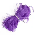 Ruban de mousseline violet transparent pour loisirs créatifs et accessoires de cheveux - Mauve Clair