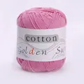 Rosa Baumwollgarn aus 100% Baumwolle für DIY-Stricken und handgemachte Babykleidung - 1 Knäuel/Pack / Altrosa