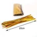 Laccetti metallici dorati da 20cm per confezioni regalo e decorazioni fai da te - 4mm x 20cm / Oro