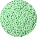 Muntgroene glaskralen voor DIY sieraden maken zoals kettingen en armbanden - 3mm (Opening 0,8mm, 450g/Verpakking) / Lichtgroen