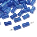 Deep blue celestial glitter bamboo-style beads for handmade DIY jewelry crafting - Resin Royal Blue