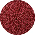 Donkerrode ronde glazen kralen voor handgemaakte DIY-kettingen en armbanden maken - 3mm (Opening 0,8mm, 450g/Verpakking) / IJzerrood
