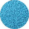 Lichtblauwe glazen rocailles met glanzende afwerking voor DIY-sieraden en handwerk - 3mm (Opening 0,8mm, 450g/Verpakking) / Bleek Staalblauw