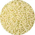 Groot pakket crèmewitte glazen kralen voor het zelf maken van kettingen en armbanden - 3mm (Opening 0,8mm, 450g/Verpakking) / Beige