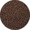 Donkerbruine matte glaskralen voor DIY-sieraden maken van kettingen en armbanden - 3mm (Opening 0,8mm, 450g/Verpakking) / Donkeroker