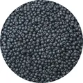 Donkergrijze ronde glazen kralen met matte parelmoerglans voor doe-het-zelf sieraden maken - 3mm (Opening 0,8mm, 450g/Verpakking) / donkergrijs