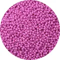 Magenta glas kralen met olieverf effect voor DIY handgemaakte sieraden en armbanden - 3mm (Opening 0,8mm, 450g/Verpakking) / Bleekroos