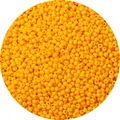 Glanzende oranje glazen kralen voor DIY sieraden maken kettingen en armbanden - 3mm (Opening 0,8mm, 450g/Verpakking) / Geel