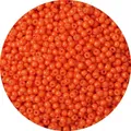 Levendige oranje glazen kralen voor het maken van DIY sieraden en halskettingen - 3mm (Opening 0,8mm, 450g/Verpakking) / Oranjerood