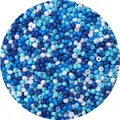 Mix van blauwe en witte glazen kralen voor DIY sieraden maken en knutselen - 3mm (Opening 0,8mm, 450g/Verpakking) / Blauwe Serie
