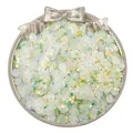 Iridescent light green heart and star sequins for DIY crafts and nail art - Small Size Style / 20g/Pack (3-6mm) / Green