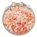 Mix of colorful heart and star shaped sequins in orange, red, and pearl white colors - Small Size Style / 20g/Pack (3-6mm) / Red