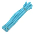 Detail of light blue pipe cleaners bundle for creative DIY crafts with soft fuzzy texture - 5mm x 30cm / Sky Blue