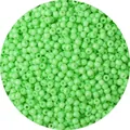 Lichtgroene glazen rocailles in bulk voor DIY-sieraden en handgemaakte kunst - 4mm (Opening 1mm, 450g/Verpakking, ca. 7000 stuks) / Groen