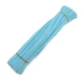 Close-up of light blue chenille stems for DIY crafts and handmade creative projects - 5mm x 30cm / Light Blue