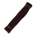 Lot de fils chenille marron foncé pour loisirs créatifs et bricolage d'enfants - 5mm x 30cm / café
