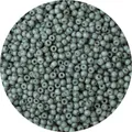 DIY matblauwe en grijze glazen rocailles voor het maken van handgemaakte sieraden - 4mm (Opening 1mm, 450g/Verpakking, ca. 7000 stuks) / Grijs