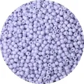 Lavendelpaarse glazen kralen met keramisch glazuur voor DIY-sieraden maken - 2mm (Opening 0,8mm, 450g/Verpakking) / Azuurblauw