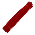 Creative red pipe cleaners for DIY crafts and 100-piece pack of fuzzy craft stems - 5mm x 30cm / Red