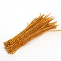 Sparkling gold metallic pipe cleaners for creative DIY crafts and handmade projects - 5mm x 30cm / Dark Gold (Glitter)