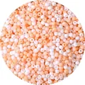 Roze en witte glazen kralen voor het maken van handgemaakte kettingen en armbanden - 4mm (Opening 1mm, 450g/Verpakking, ca. 7000 stuks) / Snow Bud Serie