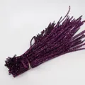Bulk glitter purple chenille stems with metallic finish for creative DIY crafts - 5mm x 30cm / Purple (Glitter)