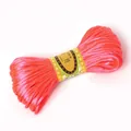 Fluorescent red 2.5mm Korean silk polyester cord for DIY handmade jewelry weaving - 2.5MM Bundle / Fluorescent Pink