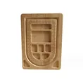 Solid pine wood jewelry bead board tray with numeric scale for bracelet design and sorting - Type A Small Design Board