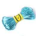 Himmelblaue 2,5mm Kordel aus koreanischer Seide für DIY Schmuck und Armbänder - 2.5MM Bündel / See Blau