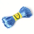 Vibrante blaue 2,5 mm Polyesterschnur für DIY-Schmuck und handgefertigte Bastelarbeiten - 2.5MM Bündel / Mittelblau & Weiß
