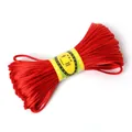 Rote 2,5mm koreanische Seidenkordel aus Polyester für DIY Armbänder und Halsketten - 2.5MM Bündel / Rot
