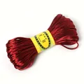 2,5mm tiefrote Kordel aus Polyesterseide für DIY-Schmuck und handgefertigte Knoten - 2.5MM Bündel / Burgunderrot