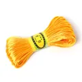 Helles gelbes 2,5 mm Polyester-Kordel für DIY-Armbänder und chinesische Knoten - 2.5MM Bündel / Orange