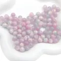 Perles en résine or-étoilé avec dégradé violet et finition nacrée pour bijoux - 8mm / Violet