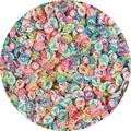 Fette di argilla polimerica natalizia con Babbo Natale per decorazioni fai da te - 20g/Confezione (circa 1000 pezzi) / Serie Natalizia Mista (4-7mm)