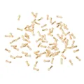 Golden teardrop alloy pendant charms for DIY jewelry making and necklace extensions - Large Pack / Gold