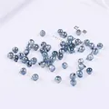 Lichtblauwe gefacetteerde druppelkralen van kristalglas voor DIY-sieraden en kettingen - 9x8mm, Opening ca. 1mm, 10 stuks/verpakking / #07 Inktblauw