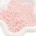 Pastel pink round ABS imitation pearls for DIY crafts and makeup box filler decoration - 3mm (10000 Pieces/Pack) / Light Pink