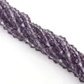 Σκούρες μωβ κρυστάλλινες χάντρες 6mm για DIY χειροποίητα κοσμήματα και κατασκευές - Βιολετί