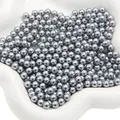 Perles ABS gris clair pour bricolage DIY et remplissage de boîte à maquillage - Gris Argent
