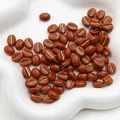 Donkerbruine acryl koffieboon kralen met gouden groef voor DIY sieraden en kettingen - Koffie Goud Omrand