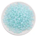 Frosted light blue acrylic star beads for DIY handmade bracelets and hair accessories - 11x11.5mm (30g/pack approx 83 pieces) / Transparent Blue Star