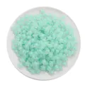 Matte mint green acrylic star-shaped beads for DIY jewelry and handmade bracelets - 11x11.5mm (30g/pack approx 83 pieces) / Frosted Cyan Star